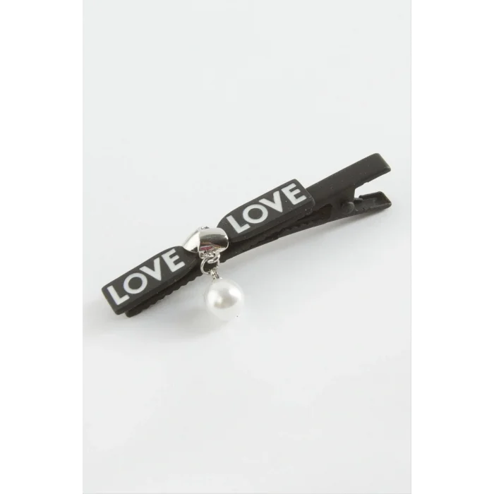 BUĞZ Love Yazılı İnci Pens Toka