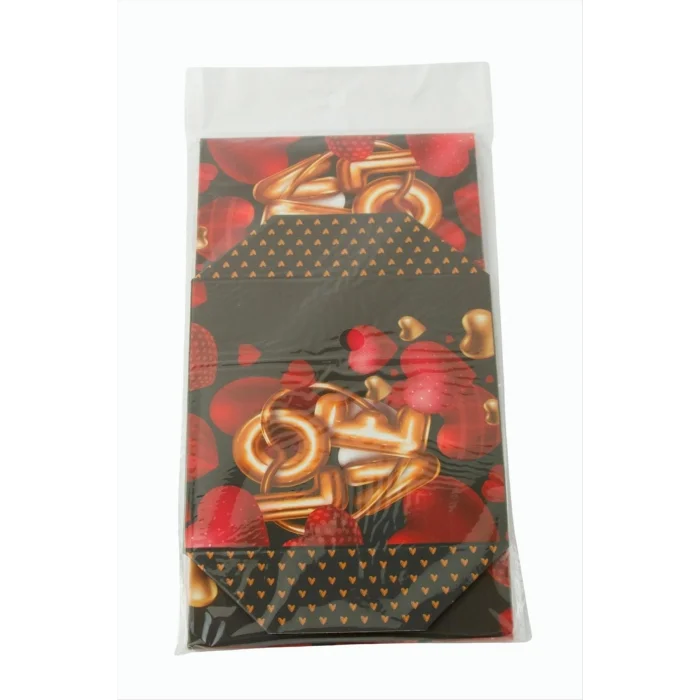 BUĞZ Love Yazılı Kare Hediyelik Kutu 10 cm