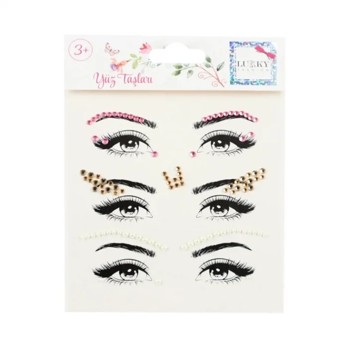  Lukky Phononix Göz ve Kaş Yüz Taşı