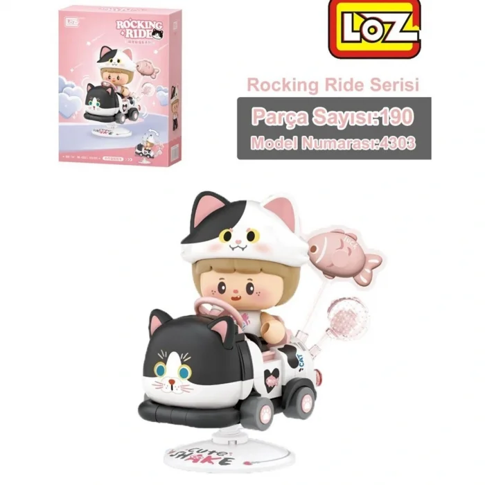BUĞZ LZ-4303 LOZ HOLSTEİN CAT SALLANMA SÜRÜŞÜ 190 PARÇA BLOCK OYUNCAK