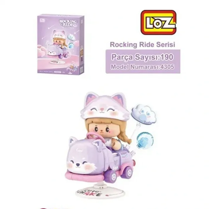 BUĞZ LZ-4305 LOZ FOX SALLANMA SÜRÜŞÜ 190 PARÇA BLOCK OYUNCAK