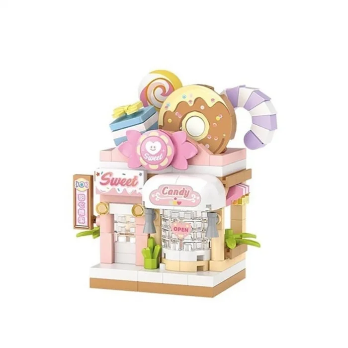 BUĞZ LZ-8604 LOZ ŞEKER DÜKKANI 150 PARÇA BLOCK OYUNCAK MİNİ POŞET