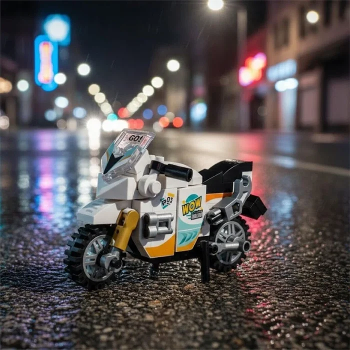 BUĞZ LZ-8624 LOZ MOTORSİKLET 120 PARÇA BLOCK OYUNCAK MİNİ POŞET