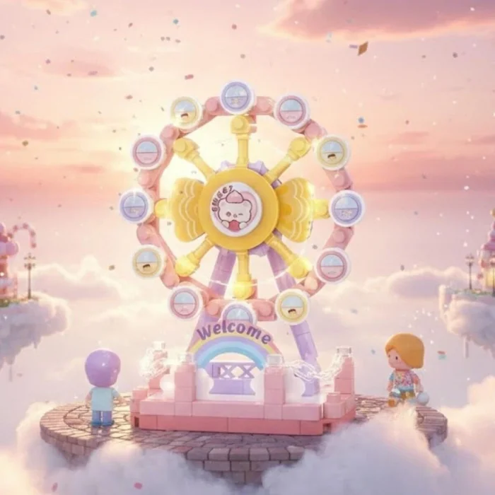 BUĞZ LZ-8631 DÖNME DOLAP 140 PARÇA BLOCK OYUNCAK MİNİ POŞET