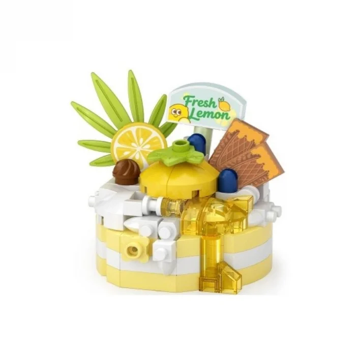 BUĞZ LZ-8643 LOZ LİMONLU PASTA 160 PARÇA BLOCK OYUNCAK-MİNİ POŞET