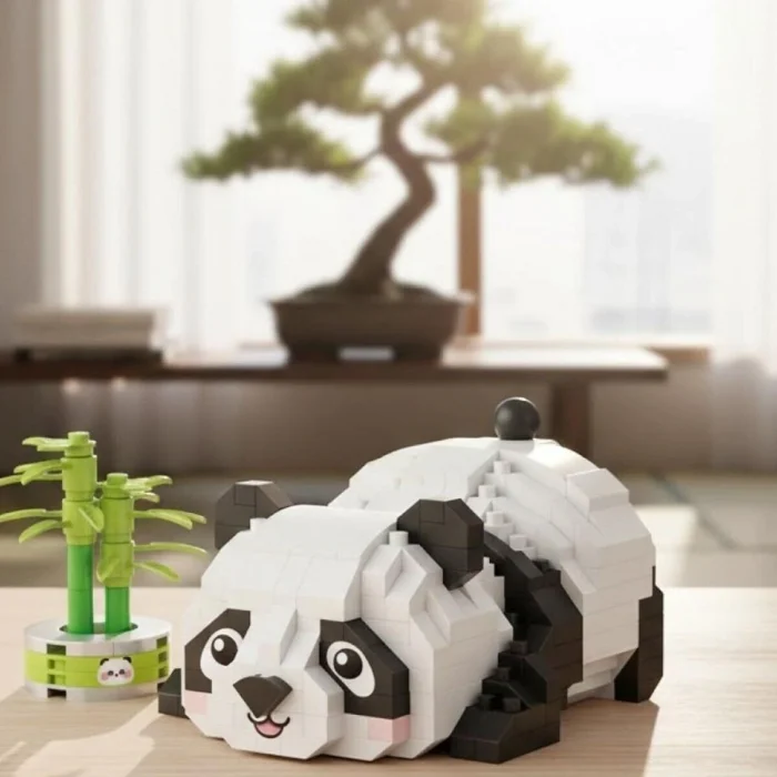 BUĞZ LZ-8804 LOZ DİNLENEN PANDA 340 PARÇA BLOCK OYUNCAK