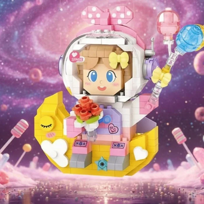 BUĞZ LZ-8828 LOZ KIZ ASTRONOT 410 PARÇA BLOCK OYUNCAK