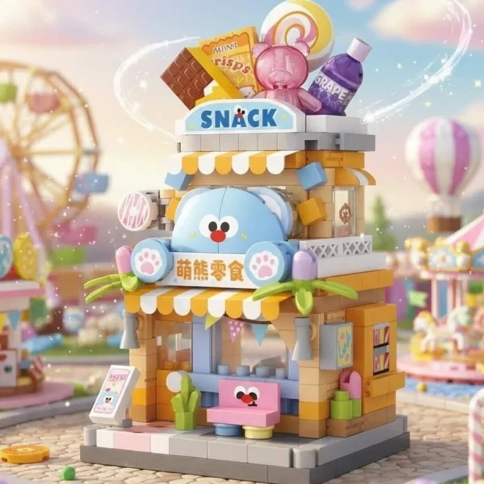 BUĞZ LZ-8868 ATIŞTIRMALIK DÜKKANI 410 PARÇA BLOCK OYUNCAK