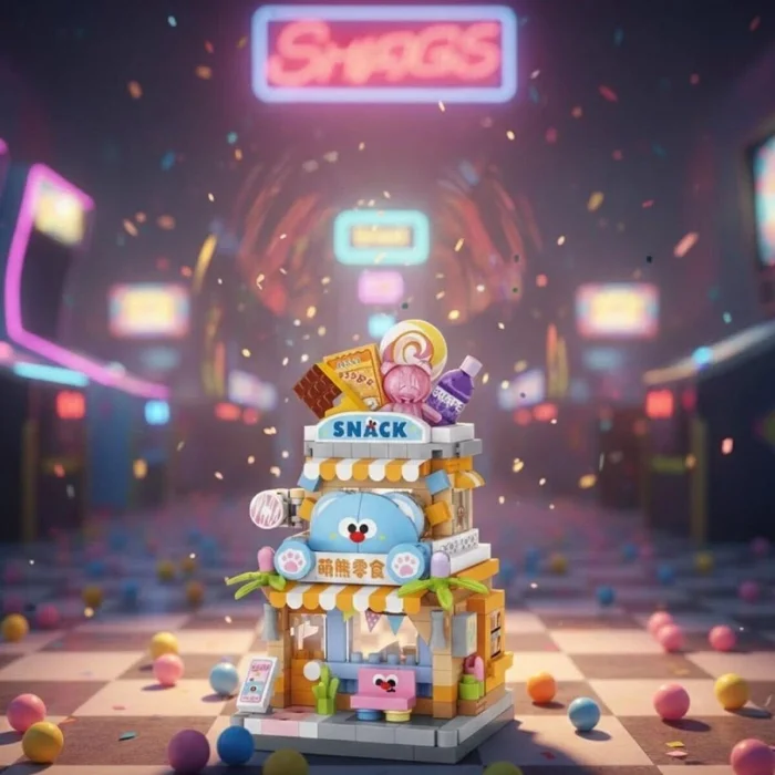 BUĞZ LZ-8868 ATIŞTIRMALIK DÜKKANI 410 PARÇA BLOCK OYUNCAK