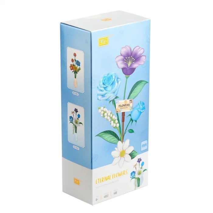 BUĞZ LZ4602 LOZ Çiçek Blok Seti 488 Parça -Vagon life - 1 Adet Stokta Olan Gönderilir