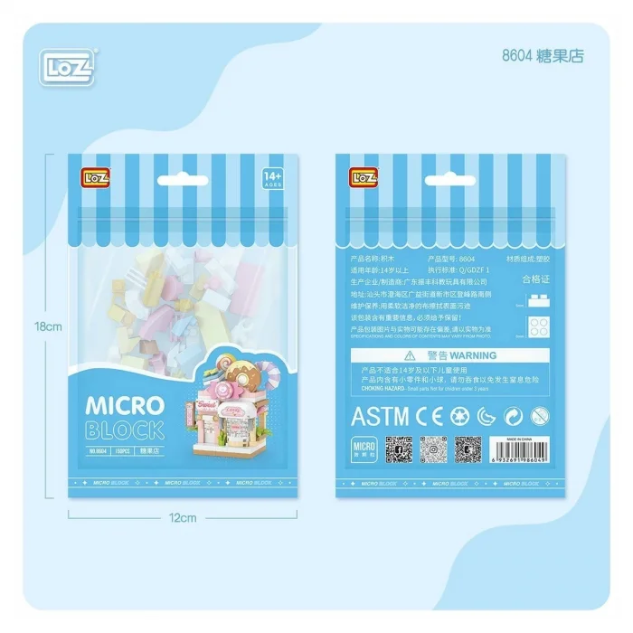  LZ8604 LOZ Blok Oyuncak Mini Poşet -Vagonlife - 1 Adet Stokta Olan Gönderilir