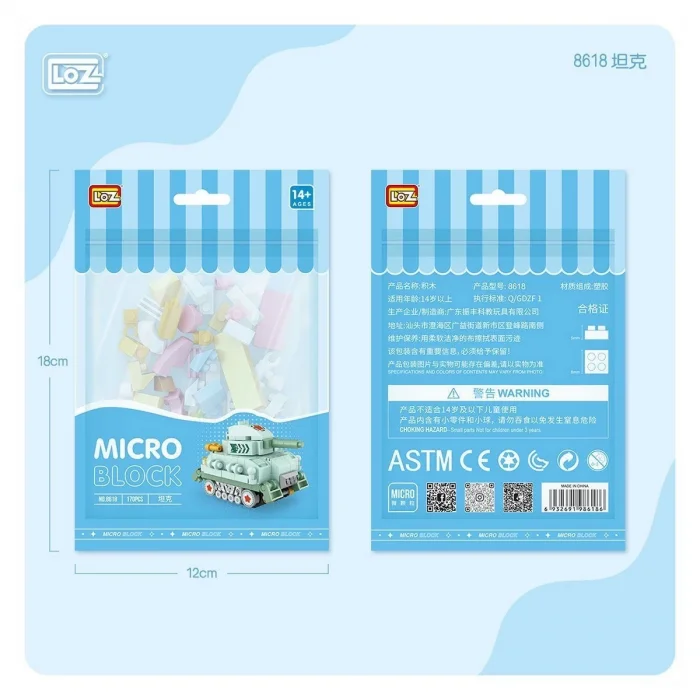  LZ8618 LOZ Blok Oyuncak Mini Poşet -Vagonlife