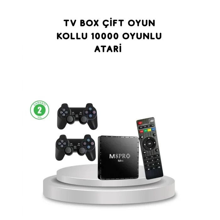BUĞZ M8Pro Mini 2 Android 12 64 GB TV Box – 10K Ultra HD Görüntü & Oyun Keyfi