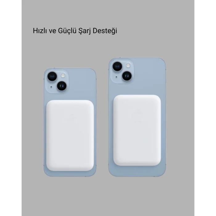 BUĞZ MagSafe Battery Pack – Kablosuz Hızlı Şarj, Kompakt ve Taşınabilir Güç Bankası