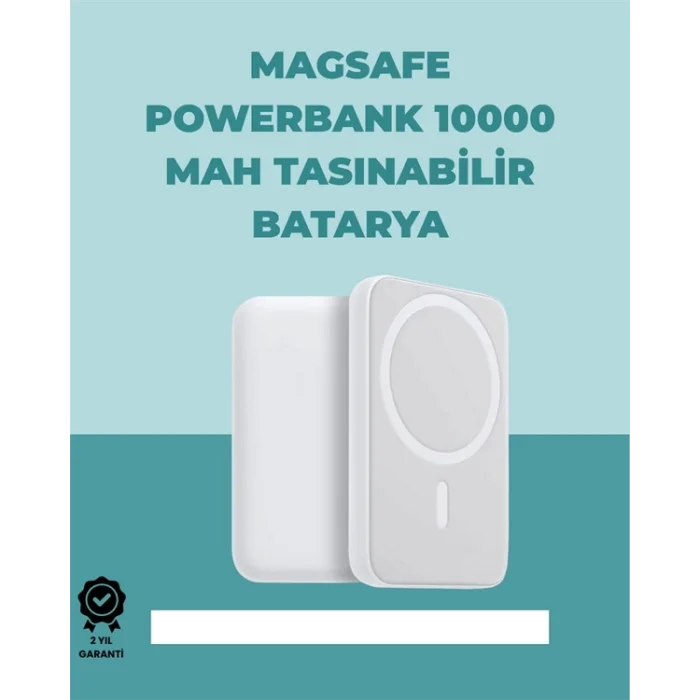  MagSafe Manyetik Powerbank – iPhone İçin Hızlı, Kablosuz ve Güvenli Şarj