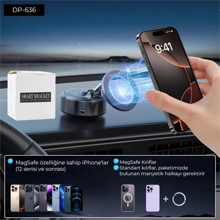 BUĞZ Magsafe Özelikli Telefon Tutucu