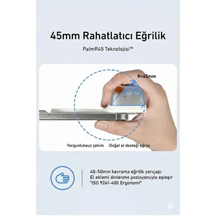 BUĞZ Magsafe Selfie Çubuğu Kamera Kolu Profesyonel Çekim Zoom