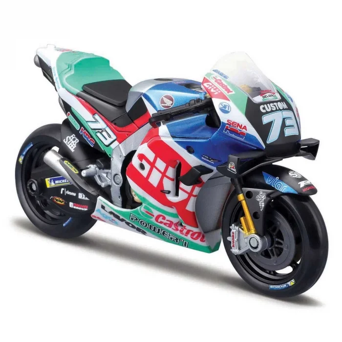  Maisto 1:18 LCR Honda 2021 Model Motosiklet