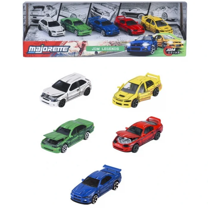 BUĞZ Majorette JDM Legends Anime 5li Araba Seti