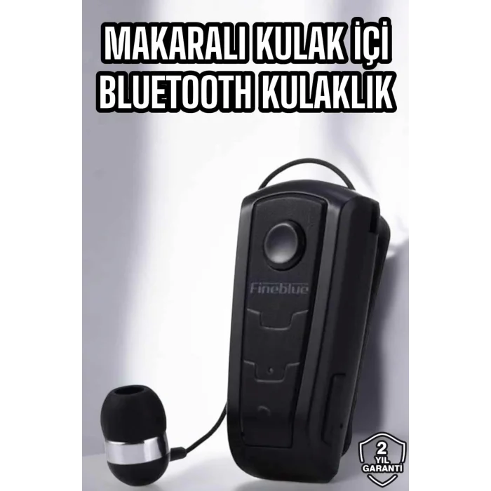 BUĞZ Makaralı Bluetooth Kulaklık Çağrı Cevaplama Kablolu Uzun Pil Ömrü
