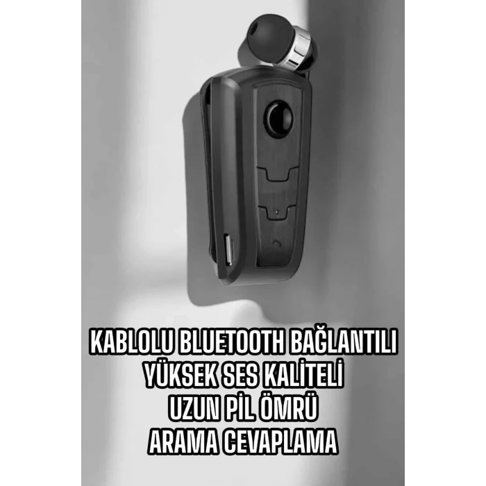 BUĞZ Makaralı Bluetooth Kulaklık Kulak İçi Android iOS Uyumlu Titreşimli - BUĞZ