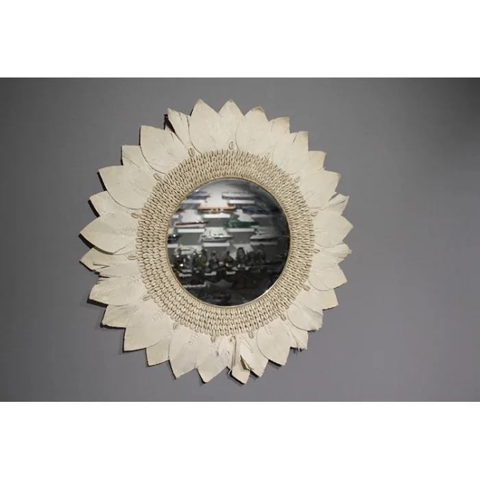 BUĞZ Makrome Duvar Aynası 3natural-11