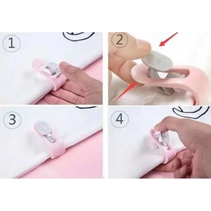 BUĞZ Mandallı Yorgan Sabitleme Klipsi 10 Adet - Stokta Olan Renk Gönderilir