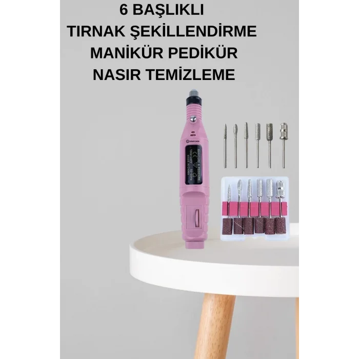 BUĞZ Manikür Pedikür Seti İkili Set El ve Ayak Bakımı Nasır Temizleme Protez Tırnak Çıkarma