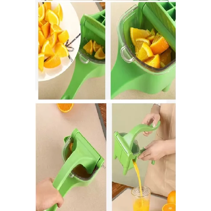 BUĞZ Manuel Plastik Meyve Portakal Karpuz Limon Sıkacağı Kollu Sebze Suyu Sıkma Limonata Aparatı Aleti