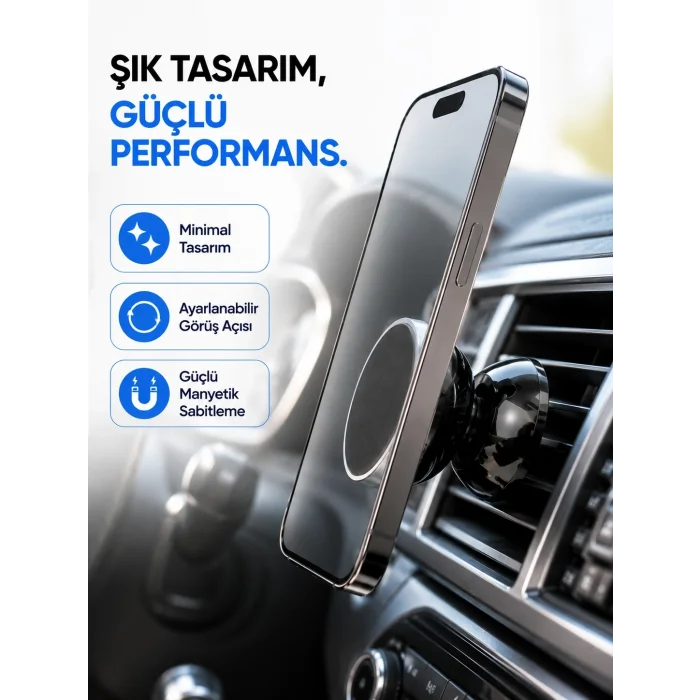 BUĞZ Manyetik Araç İçi Telefon Tutucu Güçlü Mıknatıslı