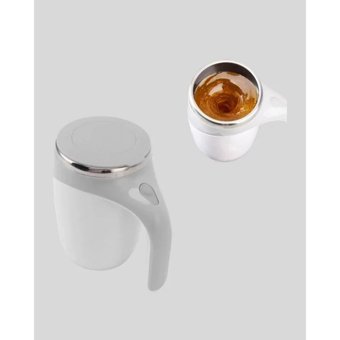 BUĞZ Manyetik Otomatik Karıştırma Bardağı – Şarjlı, Paslanmaz ve Pratik