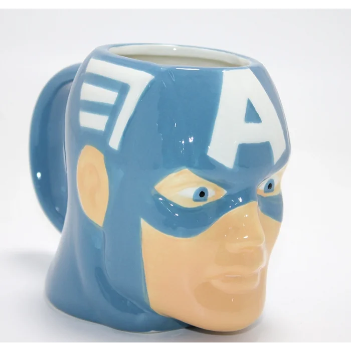 BUĞZ Marvel Captain America (Kaptan Amerika) 3D Kabartmalı  Kupa Bardak