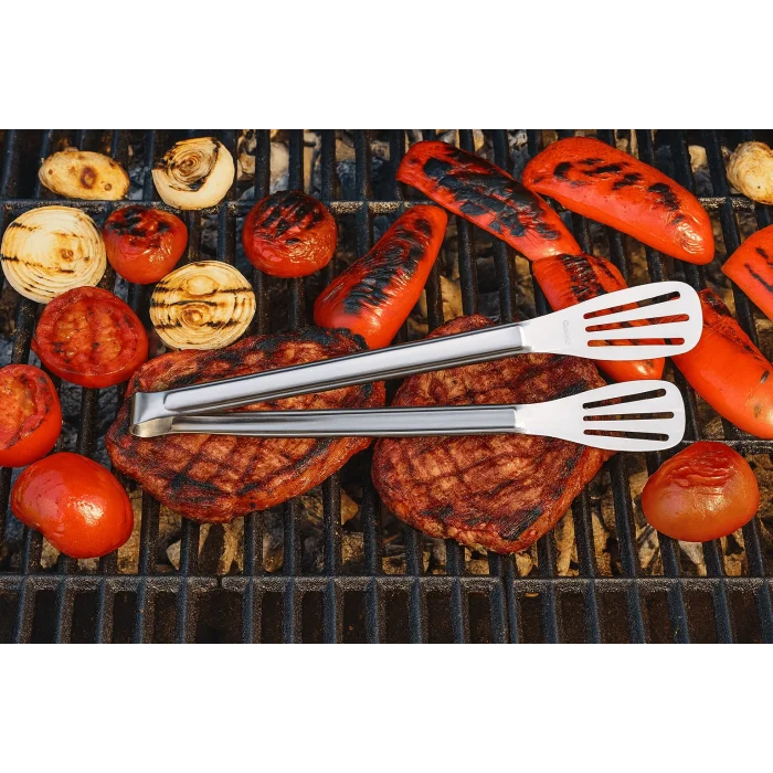 BUĞZ Maşa Paslanmaz Barbekü Maşası - 25 Cm Mutfak Ekmek Maşası