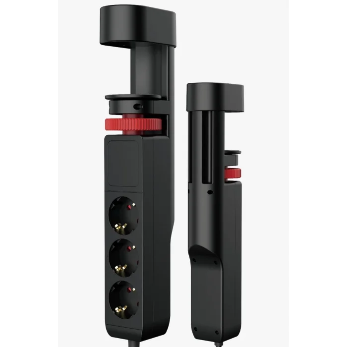 BUĞZ Masa Tipi Pd20w Akım Korumalı 3’lü Priz 2xusb 1xtype-c Girişli Kablolu Priz Ftr19