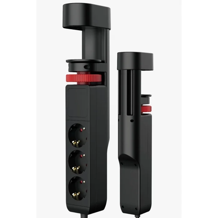 BUĞZ Masa Tipi Pd20w Akım Korumalı 3’lü Priz 2xusb 1xtype-c Girişli Kablolu Priz Ftr19