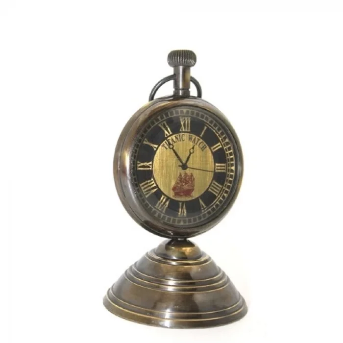  Masa Üstü Pirinç Saat Model 5