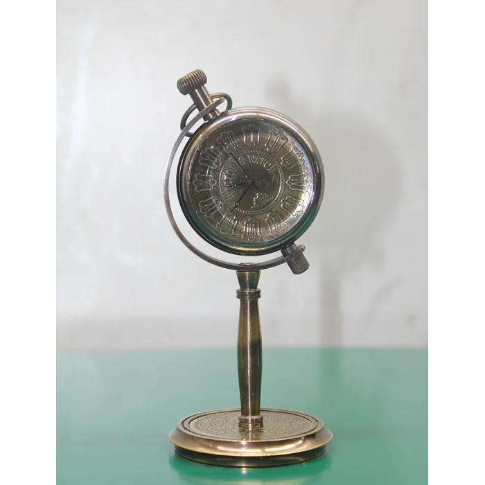 BUĞZ Masa Üstü Pirinç Saat Model 6