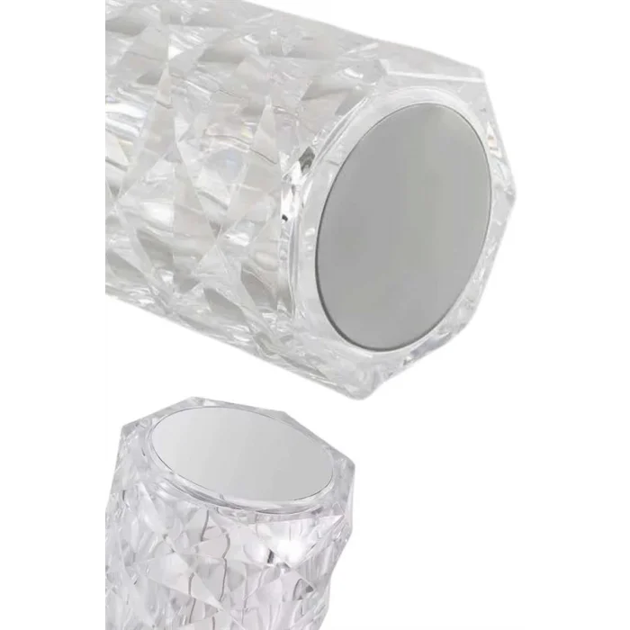  Masa ve Gece Lambası Şık ve Dayanıklı Sensörlü Şarjlı Kristal Lamba