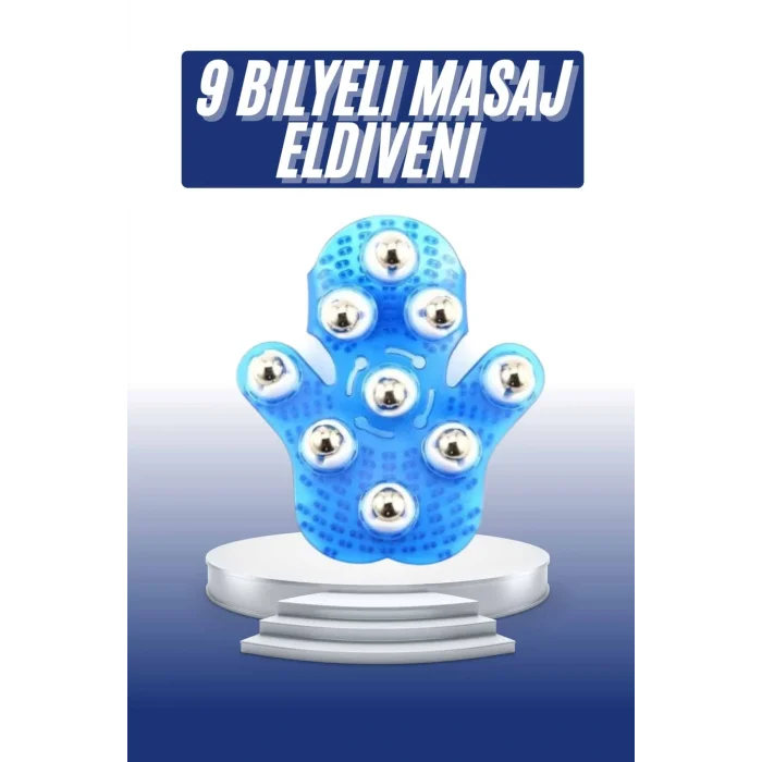 BUĞZ Masaj Aleti El Şeklinde Omuz Bacak Bilyeli Masaj Eldiveni El Şekilli