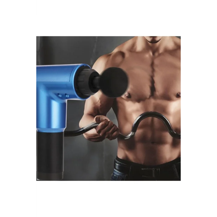 BUĞZ Masaj Aleti Kademeli 2000mah Batarya Derin Doku Kas Masaj Tabancası 4 Başlıklı F320