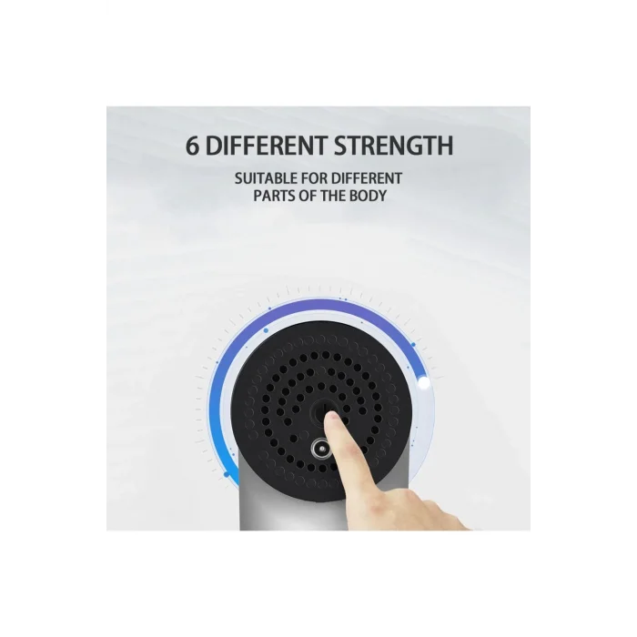 BUĞZ Masaj Aleti Kademeli 2000mah Batarya Derin Doku Kas Masaj Tabancası 4 Başlıklı F320