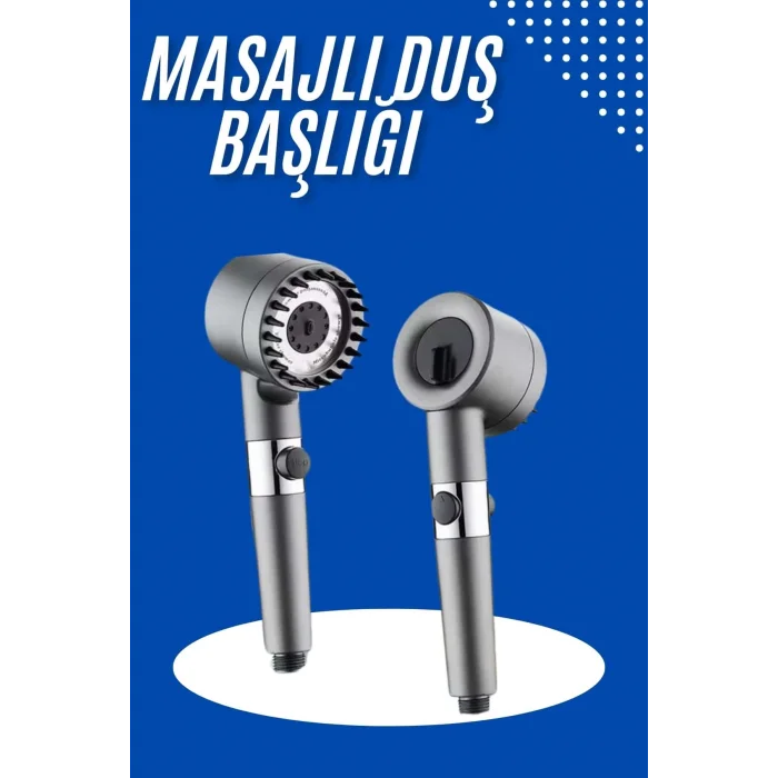  Masaj Etkili Duş Başlığı Yeni Nesil Çok Fonksiyonlu Ayarlanabilir Filtreli
