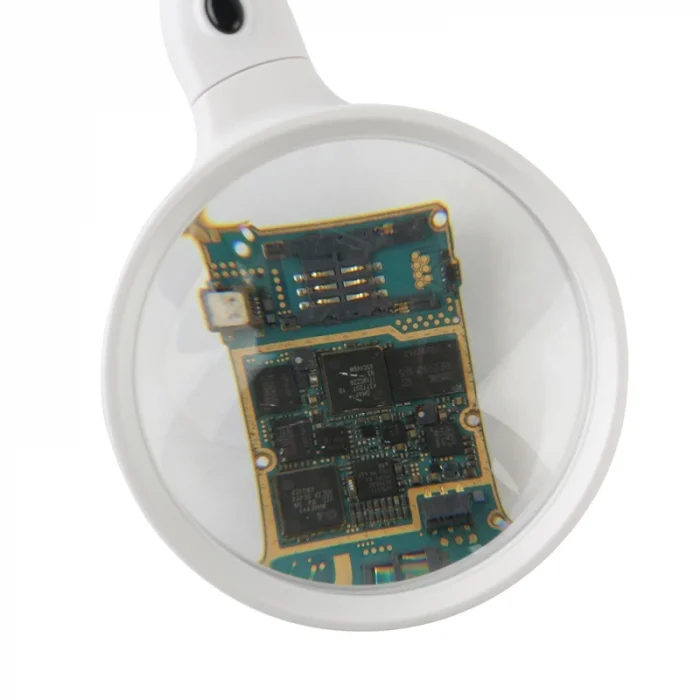 BUĞZ Masaüstü 10x Led Işıklı Büyüteç Okuma El Sanatları Onarım Büyüteç 7765 - BUĞZ