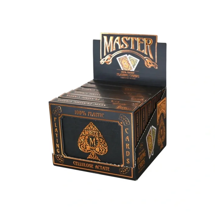 BUĞZ Master Plastik 2li Oyun Kağıdı (Mika Kutu)