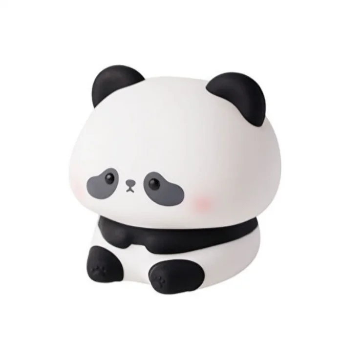 BUĞZ Masum Oturan Panda Tasarımlı Gece Lambası - Dokunmatik - Şarjlı