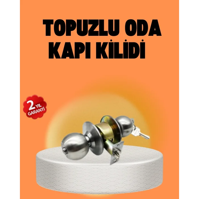 BUĞZ Mat Renk Topuzlu Kapı Kilidi – Giriş Tipi