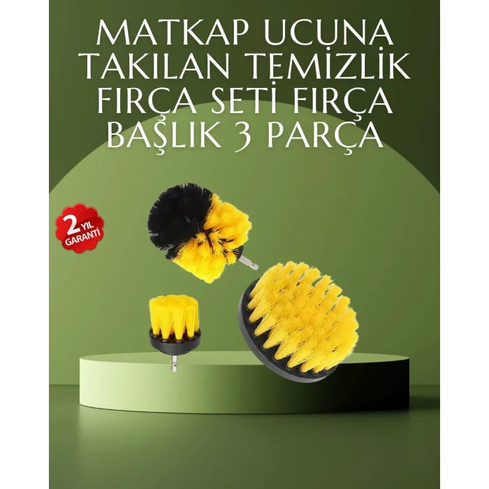  Matkap Ucu Temizlik Fırçası Seti Ev ve Araç İçin