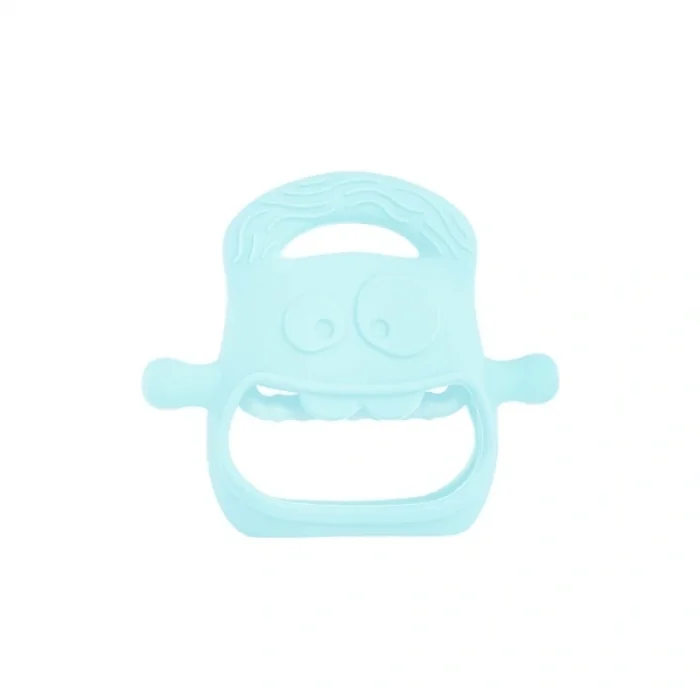 BUĞZ Mavi Bebek Silikon Diş Kaşıyıcı