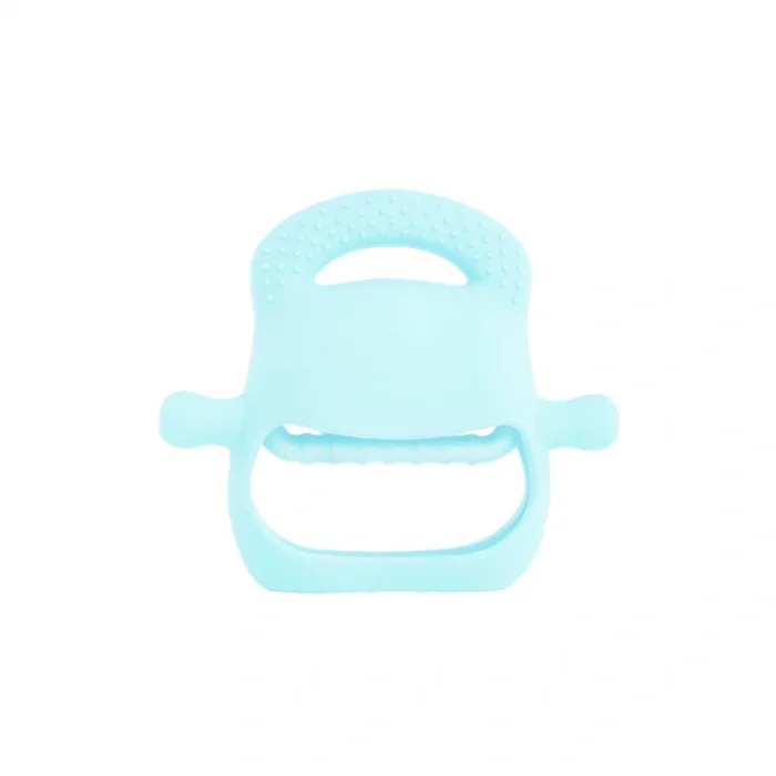 BUĞZ Mavi Bebek Silikon Diş Kaşıyıcı