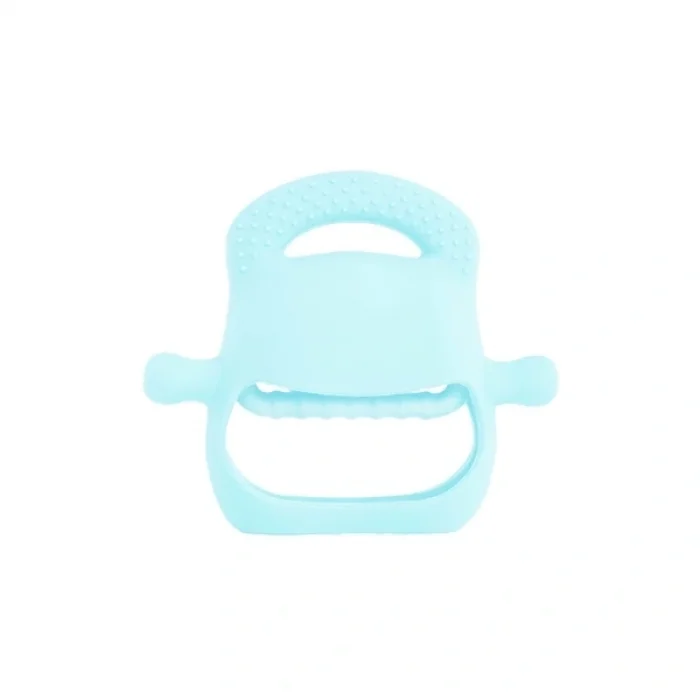 BUĞZ Mavi Bebek Silikon Diş Kaşıyıcı